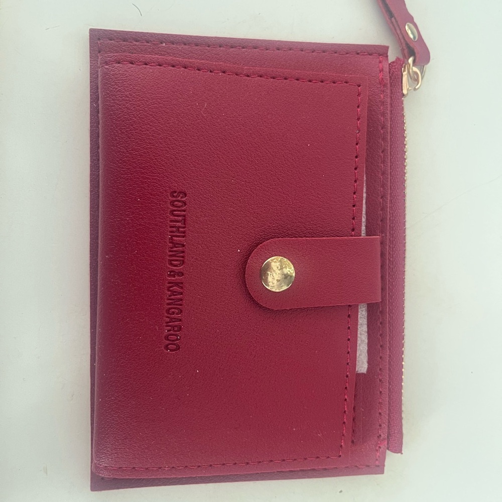 Southland Kangaroo Red Wallet